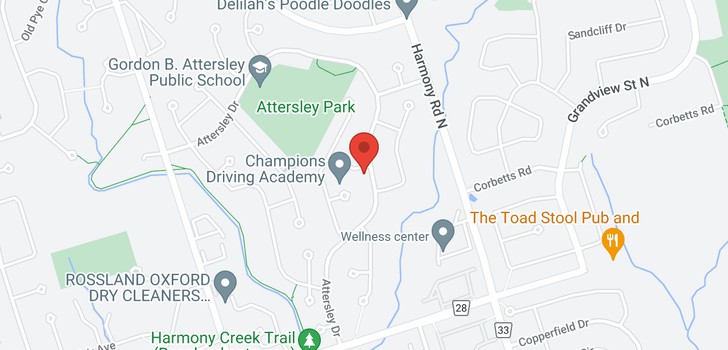 map of 852 ATTERSLEY DR